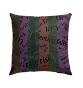 Decorative Outdoor Pillow with Daisy Design